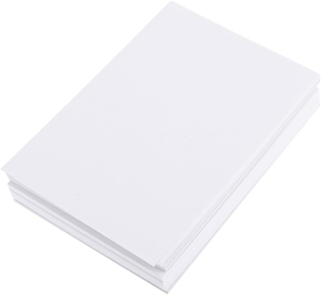 YARNOW 100 Sheets White Drawing Paper for Oil Pastels and Sketching, Acid-Free Paper that Resists Yellowing and Opens Flat, for Painting and Artistic Creations