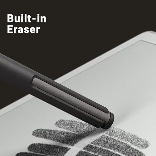Original Remarkable Paper Pro Pen Black - The Marker - Precision Digital Writing Instrument with Built-in Eraser and Wireless Charging for Paper-Like Note Taking - Thumbnail 4