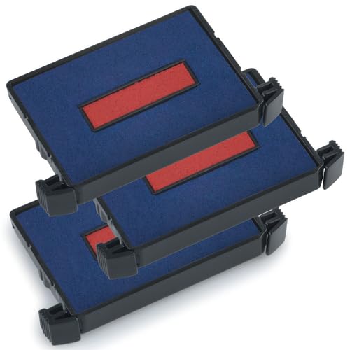 Pack de 4 tintas bicolor para sello dater printy Trodat 4750