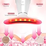 Facial Massager,Neck Face Massager Tool,3 Mode Massage with Heat,Portable Beauty Instrument for Skin Care Women Gift - Image 4