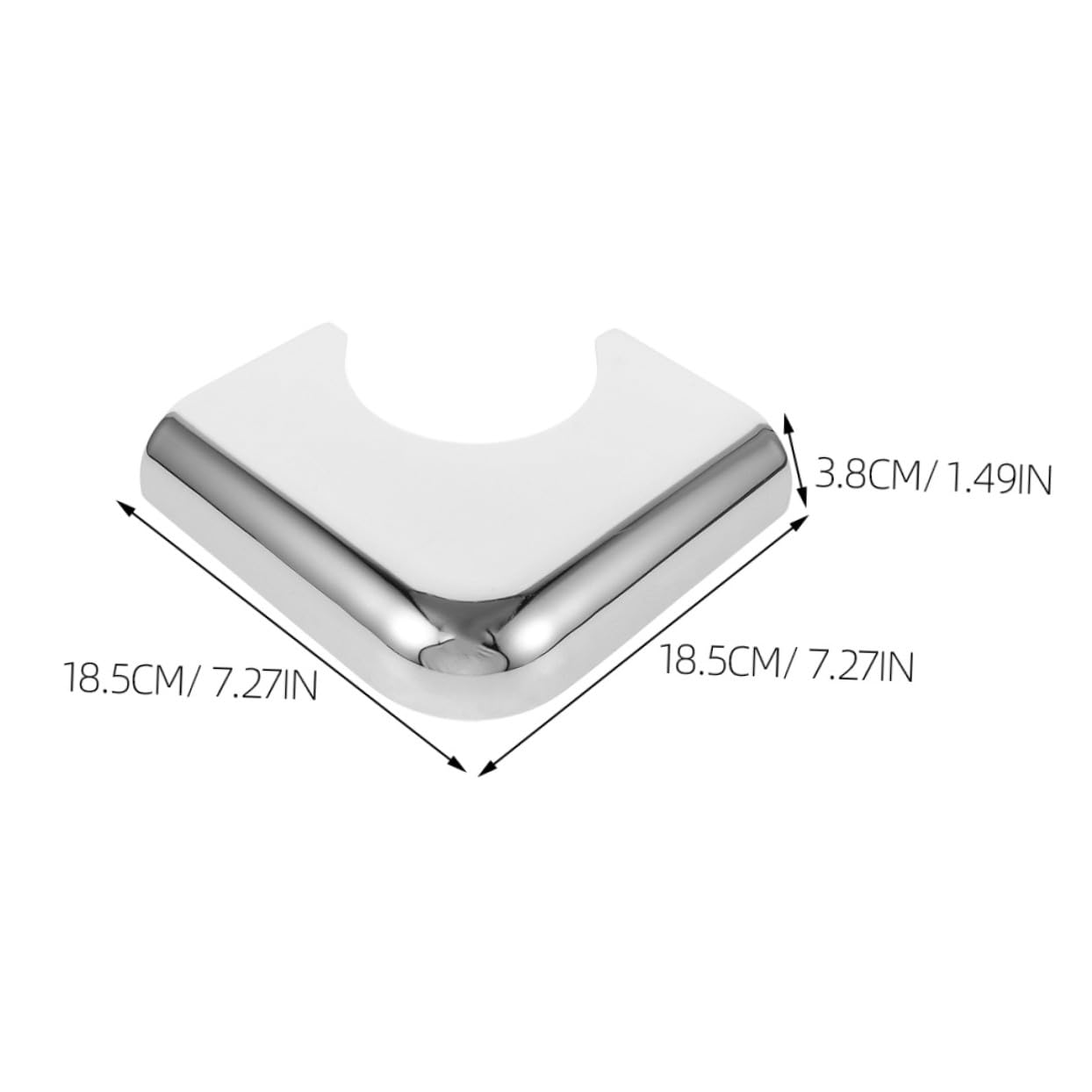 Alipis Protector de Esquinas Versatilidad y Protección para Mesa de Billar de Hierro en Color Plata, Paquete de 2 Unidades para Clubes y Entretenimiento en Casa
