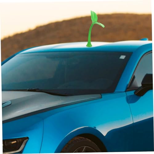 Brote verde para techo coche pegatina 3D exterior resistente al desvanecimiento 4