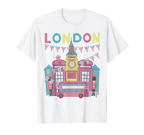 Idée souvenir de Londres pour enfants et souvenirs britanniques anglais T-Shirt