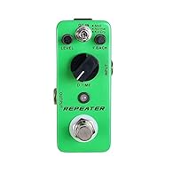 Given its solid build quality and durability. This guitar effects pedal is perfect as a gift for your loved ones and friends. True bypass.Digital delay that can select 3 different modes. Kill dry which can also be used in parallel effect loop. Full M...