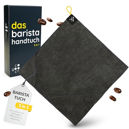 Coyooco Professionelles Barista Tuch 3 in 1 – für alle Reinigungsschritte an der Siebträgermaschine – handgenäht in Deutschland – hitzebeständiger Barista Lappen – Barista Zubehör Coyooco Professionelles Barista Tuch 3 in 1 – für alle Reinigungsschritte an der Siebträgermaschine – handgenäht in Deutschland – hitzebeständiger Barista Lappen – Barista Zubehör
