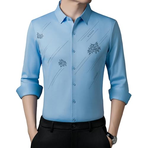 Chemise à manches longues homme impression à chaud haut de gamme