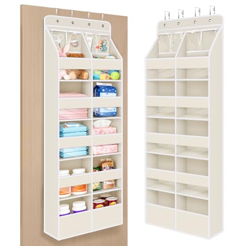 Univivi 6-Shelf Baby Door Storage Over Door Fabric Hanging Organizer