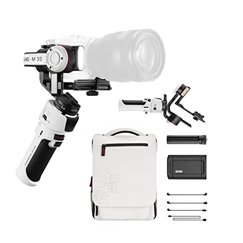 Zhiyun Crane-M3 S Combo 3-Axis Handheld Gimbal Stabilizer All in One Design for Mirrorless Cameras,Smartphone,Action Cameras with Phone Holder
