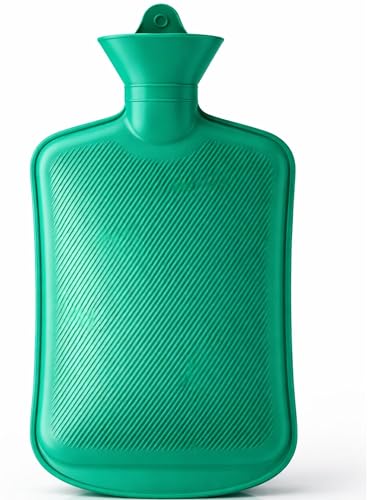 Premium Rubber Hot water Bag for Instant Period Pain Relief| 2000 ML (Green)