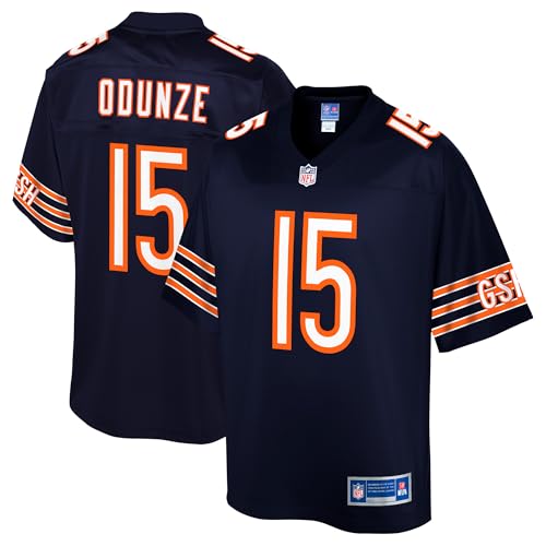 Men's Rome Odunze Chicago Bears Navy Pro Line Jersey