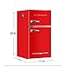 Frigidaire Retro Compact Fridge Freezer Combo, 3.1 cu. ft. Capacity, Small Top Freezer Refrigerator, Mini Fridge with Built-in Bottle Opener – 19”