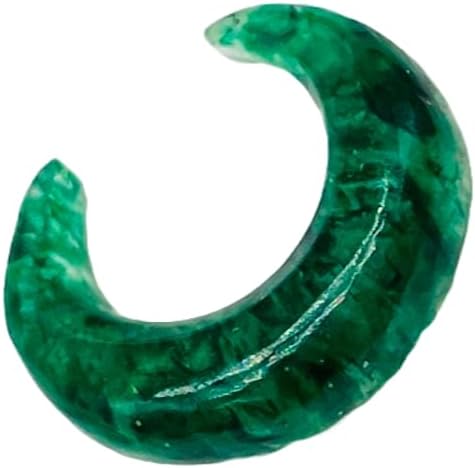 Uni Craft Natural Green Aventurine Gemstone Naga Body Piercing Handmade Jewelry Gauges, Customized Sizes