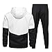 Suit Jacket For Men Conjunto Deportivo Para Hombre 2 Piece Set Lounge Sweatsuits Jogging Suits Big And Tall Sweatshirts Fleece Zip Up Sports Track Suit Hoodie And Sweatpants Winter Coat Black M