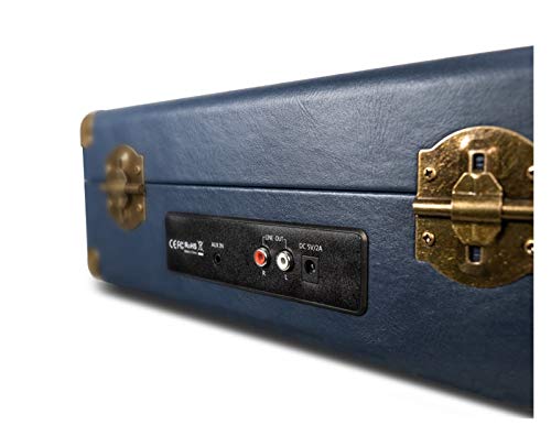 UQTE Lecteurs DVD Turntable Rétro Haut-Parleur Bluetooth Haut-parleurs stéréo Soutien 1pc Portable Bleu Lire Les disques… - Les Beatles, Paul McCartney, John Lennon, RIngo Starr, George Harrison UQTE Lecteurs DVD Turntable Rétro Haut-Parleur Bluetooth Haut-parleurs stéréo Soutien 1pc Portable Bleu Lire Les disques… – Image 4