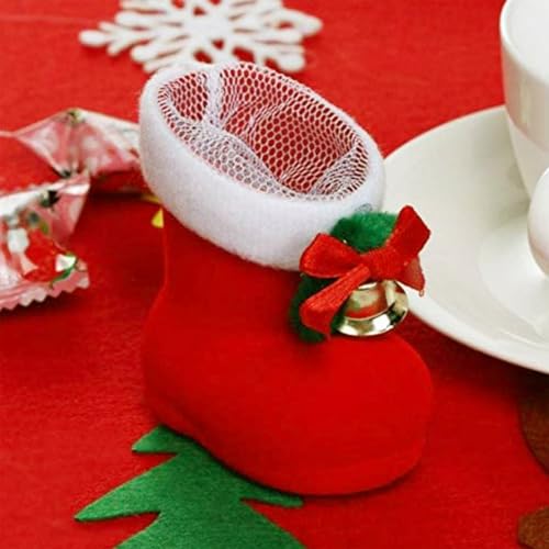 Bolsas decorativas que evitan roturas de dulces, adornos navideños suaves 4