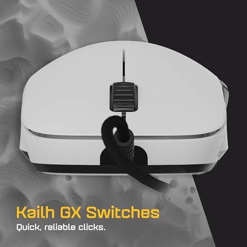 Image of ENDGAME GEAR XM2 8k Gaming Mouse - 8000Hz Polling Rate, Kailh GX Switches, PixArt PAW3395 Sensor, Ultra-Light 52 g, White Edition