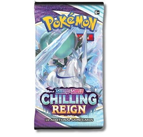 Pokemon Sword & Shield Chilling Reign Booster Pack | Glastrier