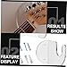 TOYANDONA Acoustic Electric Guitar Wall Hanger Stand with Deep Arc Design Space Saving Transparent Storage Hook for Home Studio Bedroom Easy Install with Screws Supports All Guitar Types