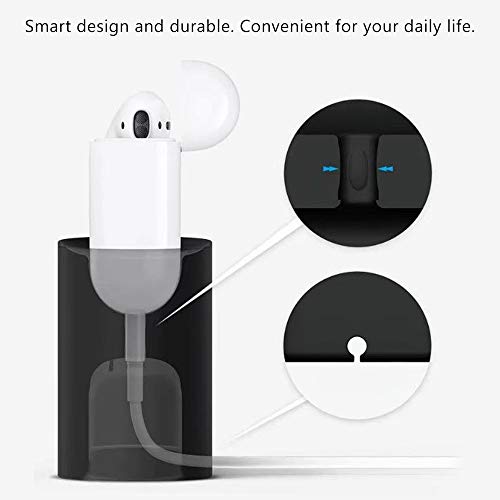 Andoer Base de carregamento de suporte de suporte de estação de carregamento de silicone compatível