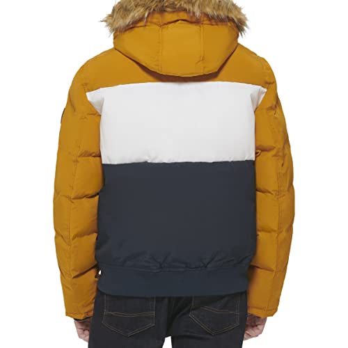 Image of Tommy Hilfiger Men's Arctic Cloth Quilted Snorkel Bomber Jacket (Standard and Big & Tall)