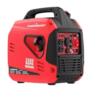 PowerSmart 2580-Watt Portable Inverter Generator, Parallel Capability, CARB Compliant, Generator for Camping, Home Use
