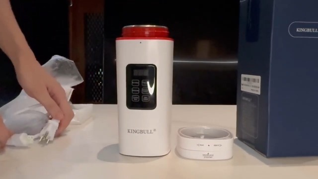 Hervidor eléctrico portátil de acero inoxidable 304 con pantalla LED miniatura 7