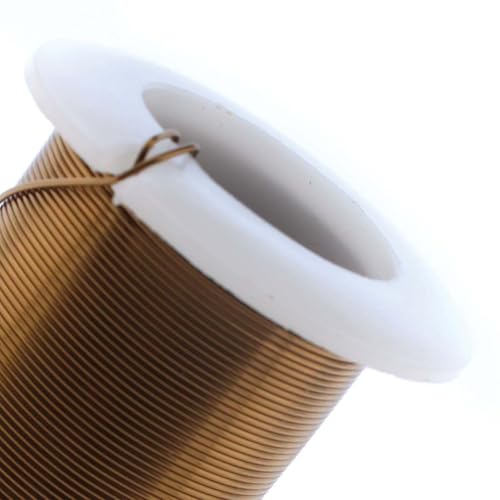 Image of The Beadsmith Wire Elements 24-Gauge Lacquered Tarnish-Resistant Copper Wire for Jewelry Making, 30 Yard, 27.43 Meter Spool (Vintage Bronze Color)