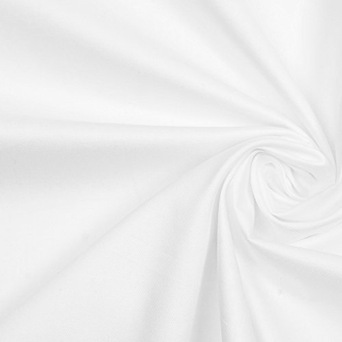 Image of 100% Premium Cotton Silky Shirt Fabric (Pure White)