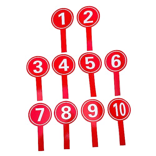 Tableros portátiles para votación 10 piezas rojo miniatura 1