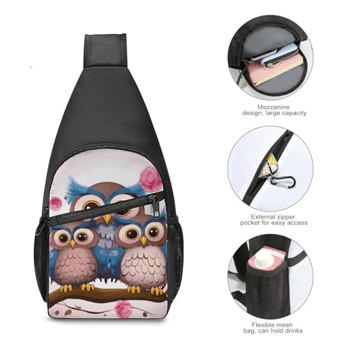 Mochila tipo bandolera casual para viaje y senderismo miniatura 5