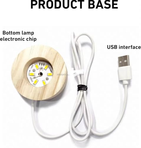 Kids Dukaan 3D Moon Night Lamp, Warm White - Image 8