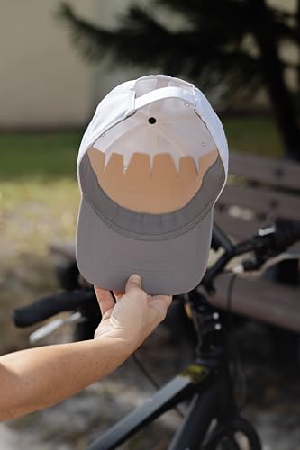 Shapers Image 4 Count Baseball Crown Shaper Inserts for Fitted Caps Snapback Hats, Washable Reusable Liners Gray