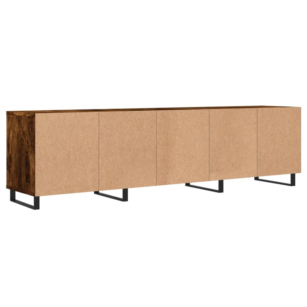 Mobile TV basso in rovere affumicato, 150 x 30 x 44,5 cm