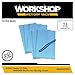 WORKSHOP Wet/Dry Vacs Filter Bags WS01025F2 Shop Vacuum Bag Filters (6-Pack, 2 Bands), for Select 2.5-Gallon to 5-Gallon Wet Dry Shop Vacuum Cleaners