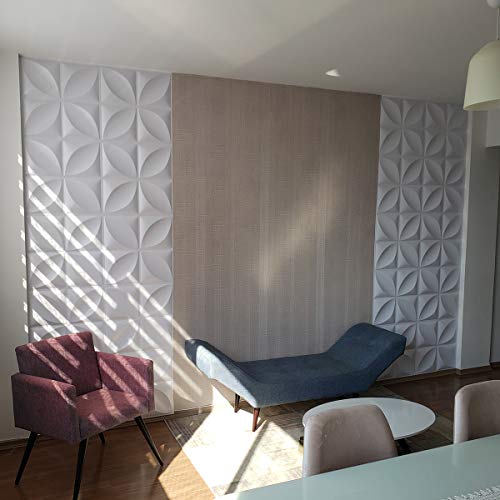 Kit com 10 Placas 3D AutoAdesivas Revestimento de Parede Primavera 50x50cm 2,5m²