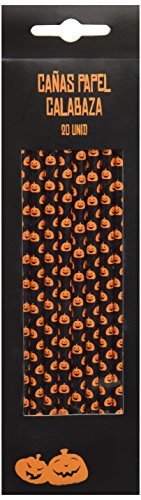 Haunted House Rubies Blister de 20 cannes papier de citrouilles Spain S0281, multicolore, Taille unique (Rubie's