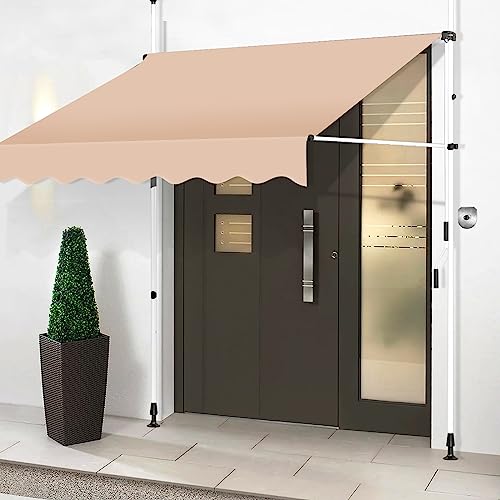 Toldo para patio exterior de 3 m para crear sombra en el balcon y jardin familiar