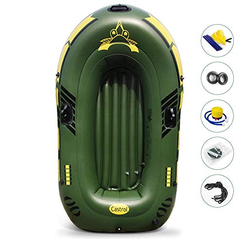 Preisvergleich Produktbild Schlauchboot-Set, Schlauchboot, Dingy-Boote, Dingys-Boote, aufblasbares Kajak-Fischerboot, Drift-Tauchboot mit Paddel- und Fußpumpe und Sicherheitsseil und anderem Zubehör