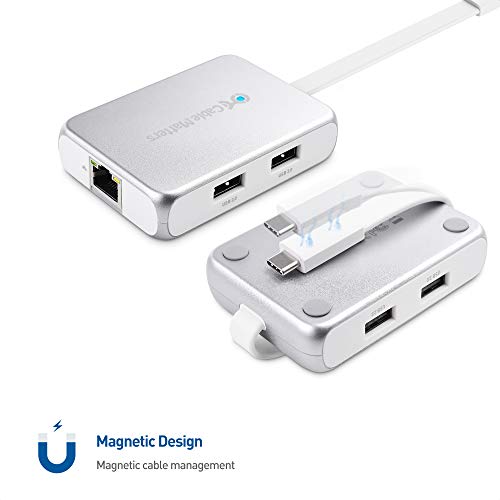 Cable Matters 201148-SIL Hub USB C con HDMI 4K y paso de carga de energía integrada 6
