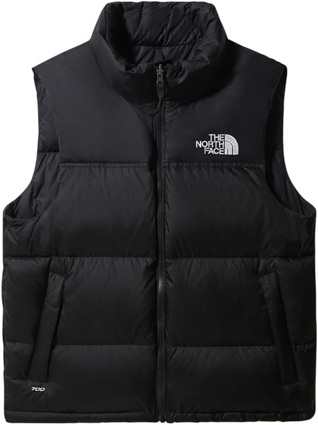 Men's Outerwear Down Vest Water Repellent Cold Protection THE NORTH FACE M 1996 Retro Nuptse Medium Fill Hooded Thick Hooded Mountain Climbing Outdoor Wear Solo Camping Pocketable Gift