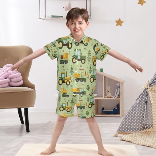 Image of Boccsty Ice Cream Drip Boy Summer Shorts Sets Hawaiian Toddler Boys T-Shirt & Pants 2 Pcs 3T-10T