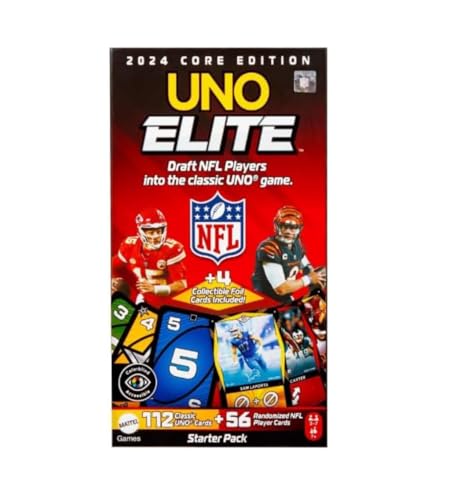 UNO Elite Collector Cards with 4 Surprise Foil Cards for Game Play or Collection
