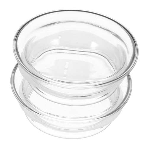 MOTHNUR 2 piezas Tapa Reutilizable para Jarra de Agua de Vidrio con Cubierta de Silicona Resistente Salpicaduras y Polvo para Recambio y Protección de Bebidas Frías