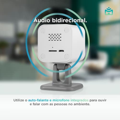 Smart Câmera Wi-Fi Positivo Casa Inteligente, 1080p Full HD, 15 FPS, áudio bidirecional, detecção de
