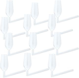 Fun Express 12 Pieces Plastic Champagne Shooter, BPA Free Plastic, Bachelorette Party Supplies, Clear