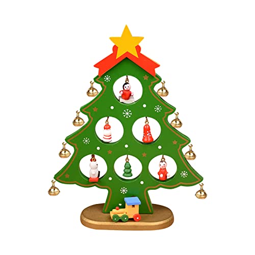 Momolaa Accents décoratifs pour la décoration intérieure Arbre de Noël Artificiel Mini Arbre de Noël décoration de Bureau Cakes De Bertrand (Green, One...