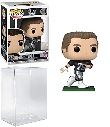 NFL: Howie Long Oakland Pop #151 Vinyl Figure (Bundled With EcoTek Pop Box Protector Case)