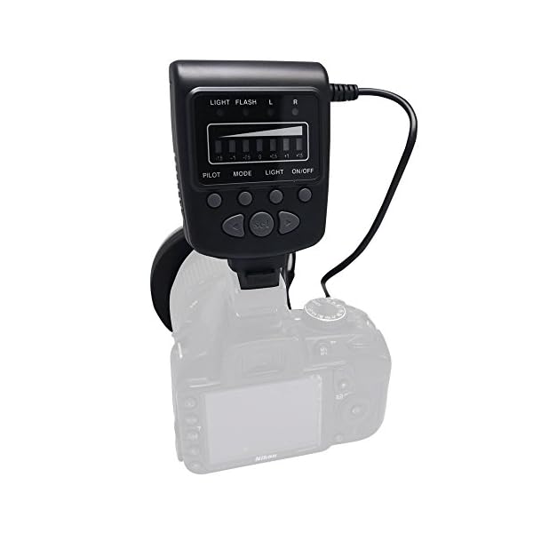 Mcoplus MK-FC100 GN15 LED Makro Ring Flash Light Kit für Sony A6000/A6300/A6400/A6500/A6600/A7/A72/A73/A74/A A350 A500… – Bild 8