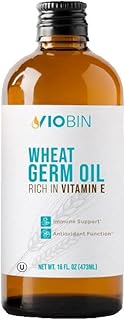 Viobin Wheat Germ Oil - 16 Fl. Oz. - Made from Real Wheat Germ - Use as Wheat Germ Oil for Skin or Hair - Contains Essential Fatty Acids (EFAs)