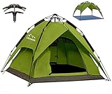 Verstärktes Pop-up Zelt - dank eines automisch-hydraulischem Systems aufgestellt in einer Minute. Die neuen sofort-Kuppel Zelte haben ein revolutionäres Design im Vergleich zu ihren Vorgängern. Vorbefestigte stabile Stützstangen sowie federleichte Konstruktion machen das Aufstellen leicht. Selbst ein Kind könnte unser Zelt in kürzester Zeit aufstellen. Die perfekte Lösung für Outdoor-reisen.